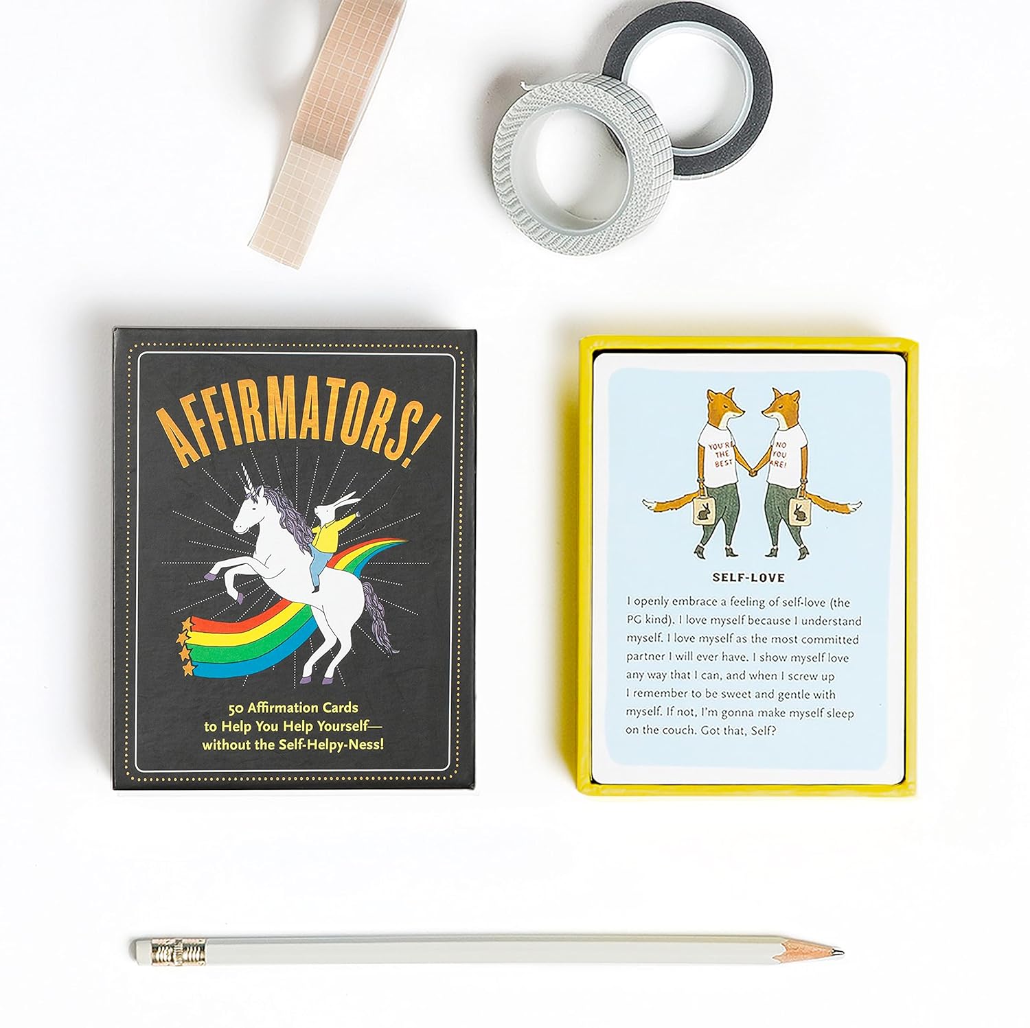 Affirmators! Original: 50 Affirmation Cards Deck For You Help Yourself without The Self-Helpy-Ness (50 Cards) - Image 6