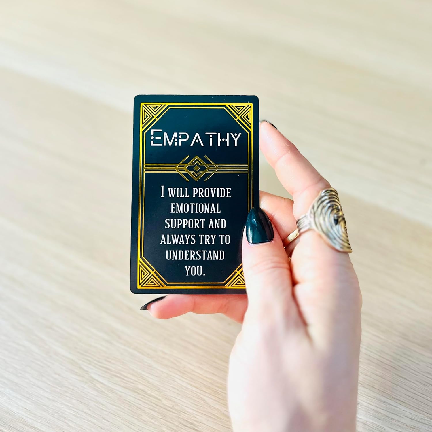 True Intentions: A Mind Reading Oracle Deck - Psychic Cards with Meanings on Them to Reveal Hidden Motives and Unspoken Truths - Sparks Intuition (Travel Edition (55 Palm Sized Cards)) - Image 7