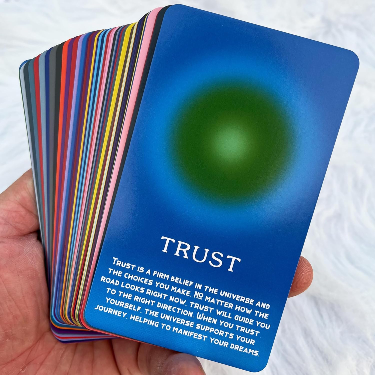 DPEHAKMK Emotional Healing Oracle Deck, 56 Oracle Cards for Beginners, Mindfulness, and Spiritual Growth, Affirmation and Reflection Deck - Image 4
