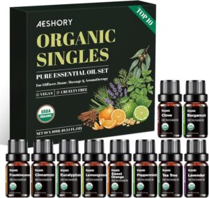 Organic Essential Oils Gift Set, To...
