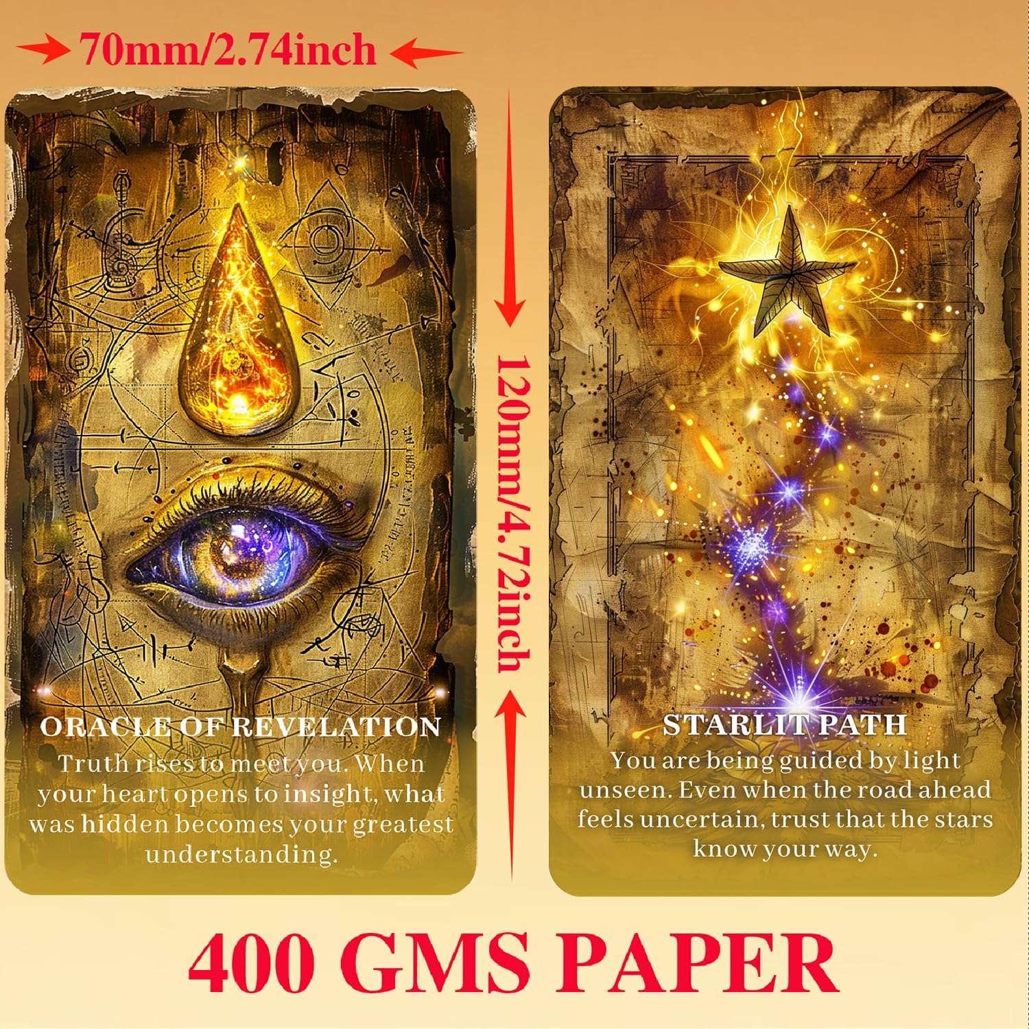 GRIMOIRE OF SHADOWS Oracle Deck: A Mystical Oracle for Shadow Work, Intuition, Inner Transformation, Oracle Deck for Beginners, Suitable for Daily Guidance, Divination, Spiritual Practice, Shadow Work - Image 2