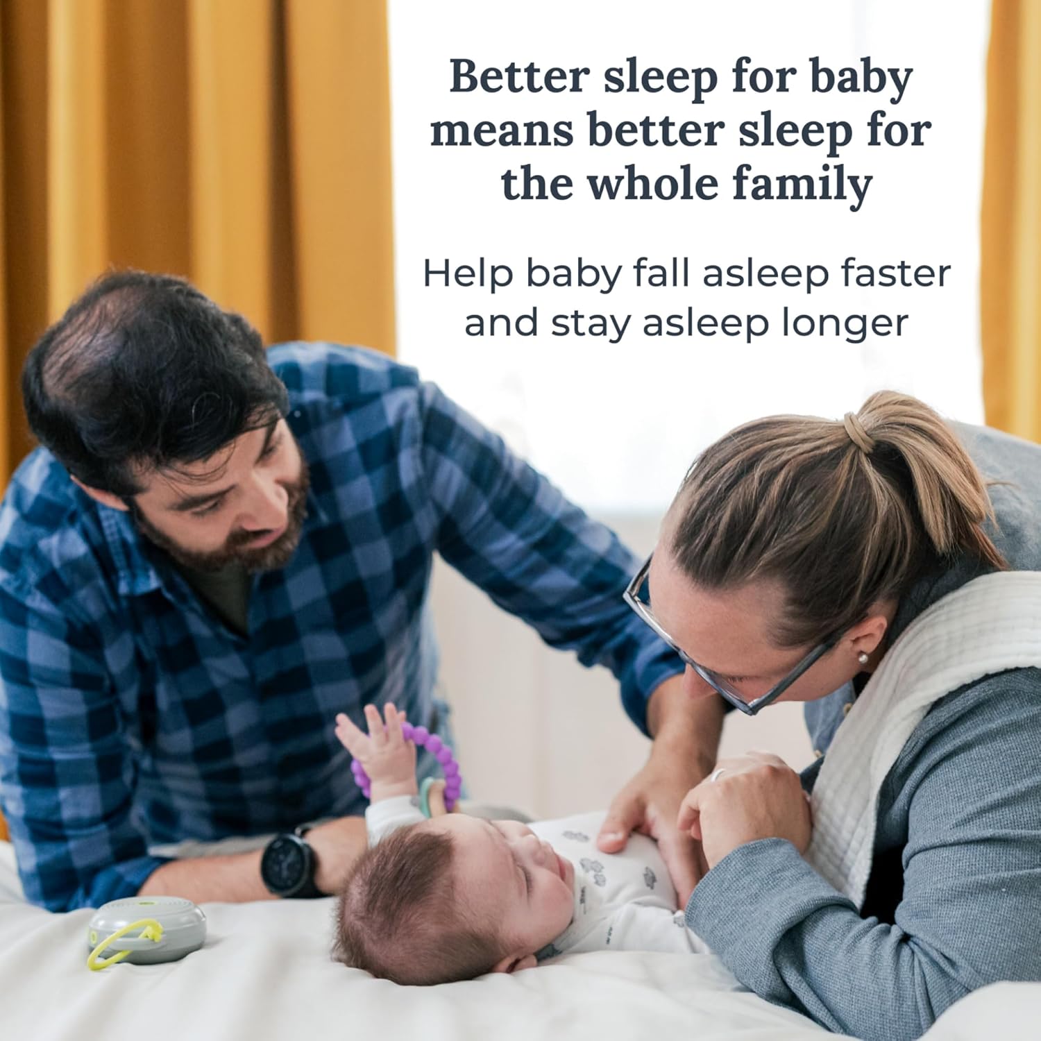 Yogasleep Hushh Portable White Noise Sound Machine for Baby, 3 Soothing Natural Sounds with Volume Control, Compact Size, Noise Canceling for Sleep Aid, Office Privacy, & Meditation, Registry Gift - Image 7
