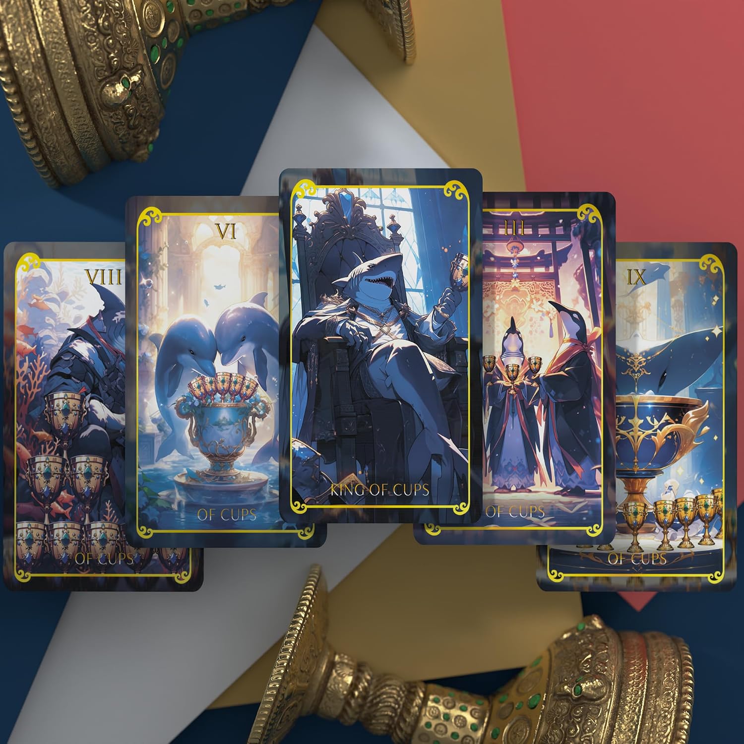 Animasoul Tarot Deck – Kickstarter Limited‑Edition 78‑Card Animal‑Spirit Tarot with Gold‑Foil Backs, Linen Finish & Gilded Edges | Lid Box | Intuitive Divination Tool - Image 7