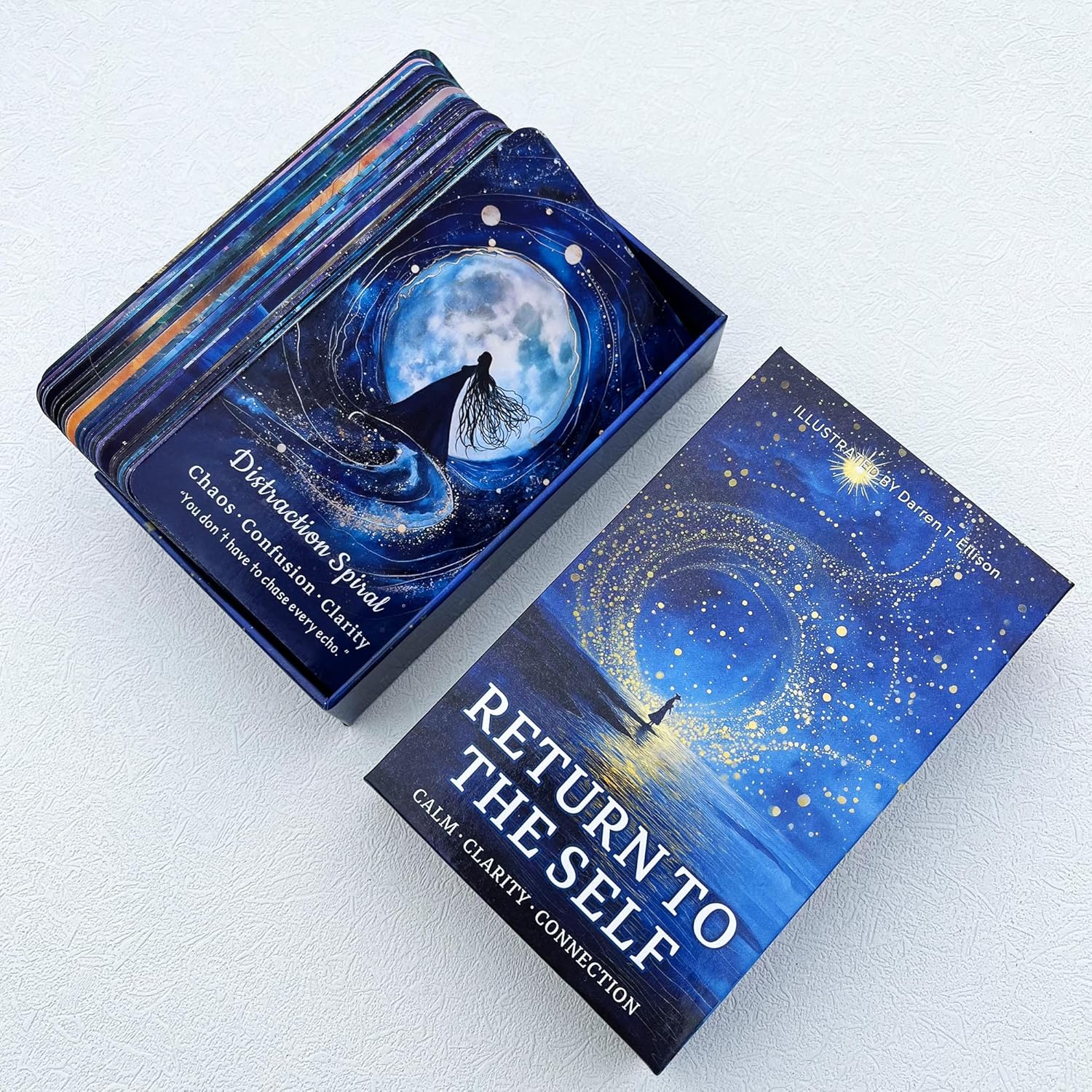 GZXINKE Oracle Cards Deck 54 Cards for Beginners, Return to the Self Oracle, Inner Healing and Stillness Oracle Cards for Self Reflection, Intuition, Meditation, Mindfulness and Spiritual Growth - Image 5