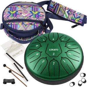 LEKATO Steel Tongue Drum With Bag, ...