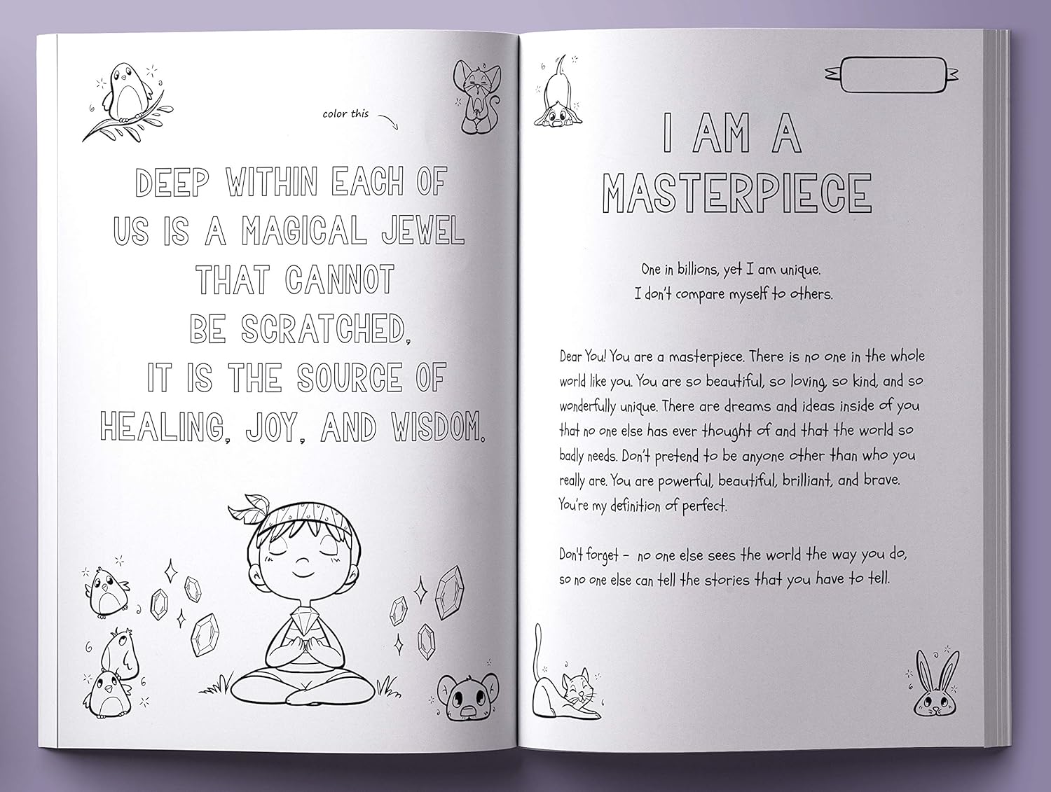 Mindful Affirmations and Activities: A Kid’s guide with 50 Positive Mantras and Activities to Manage Emotions, Grow Mindful, Strong and Confident (Hey Girl!) - Image 5