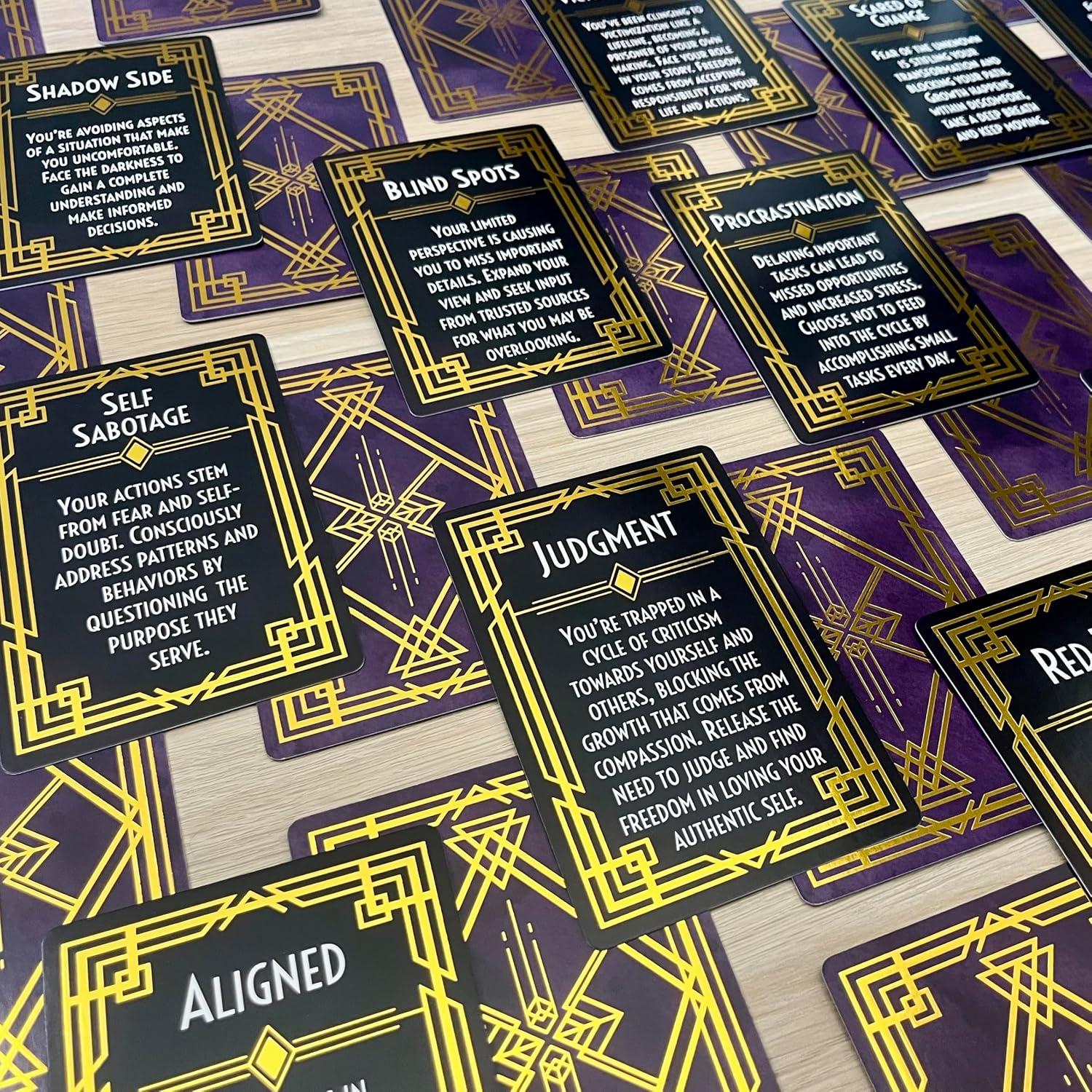 Hard Truths - A Fate Altering Oracle Deck - 66 Enlightening Cards with Meanings to Disrupt Patterns for Realignment and Transformation - Image 8