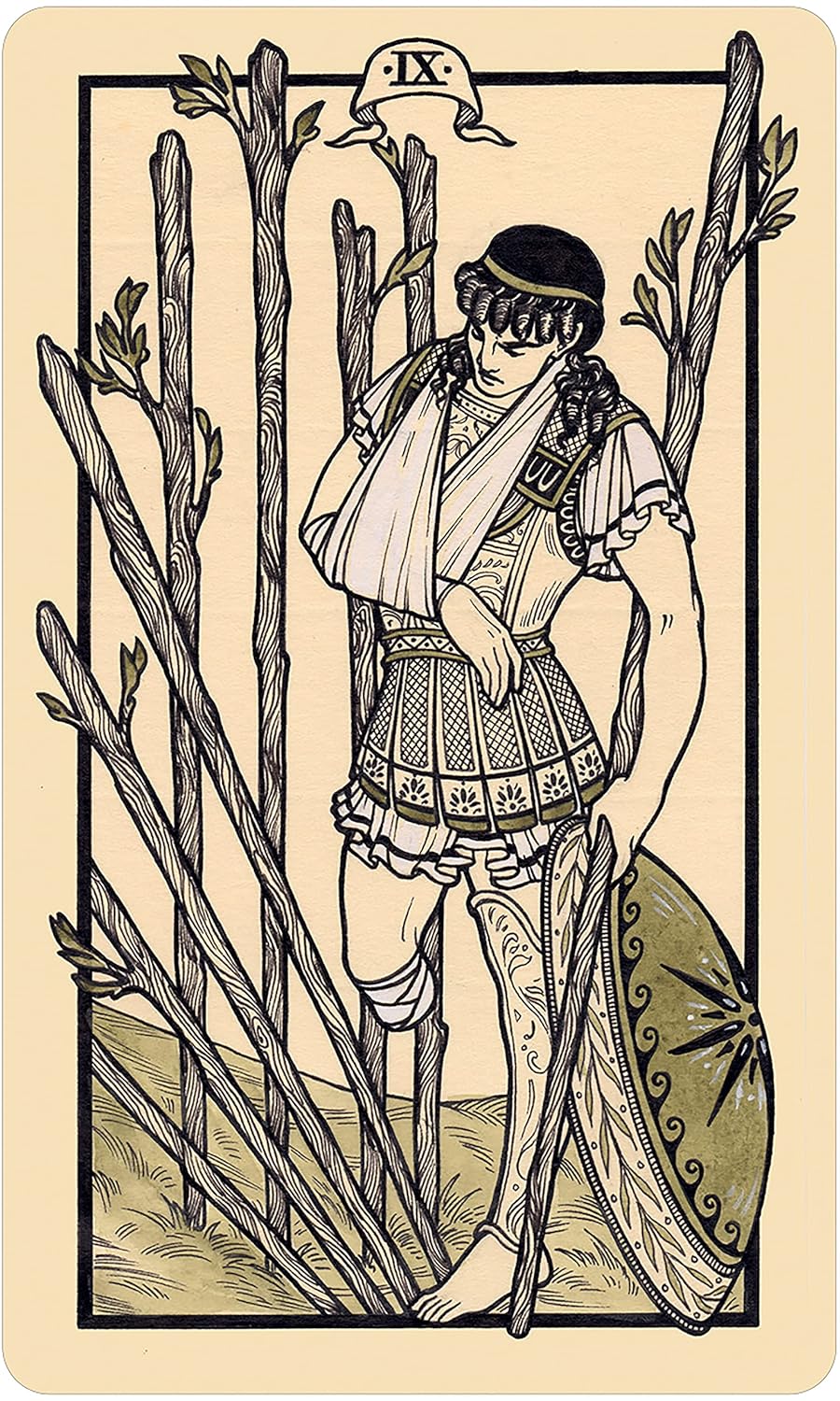 Fyodor Pavlov Tarot: Inclusive, Hand-Painted 78-Card Deck with Gold Gilt Edges & Linen Finish – Includes 172-Page Hardcover Guidebook - Image 8