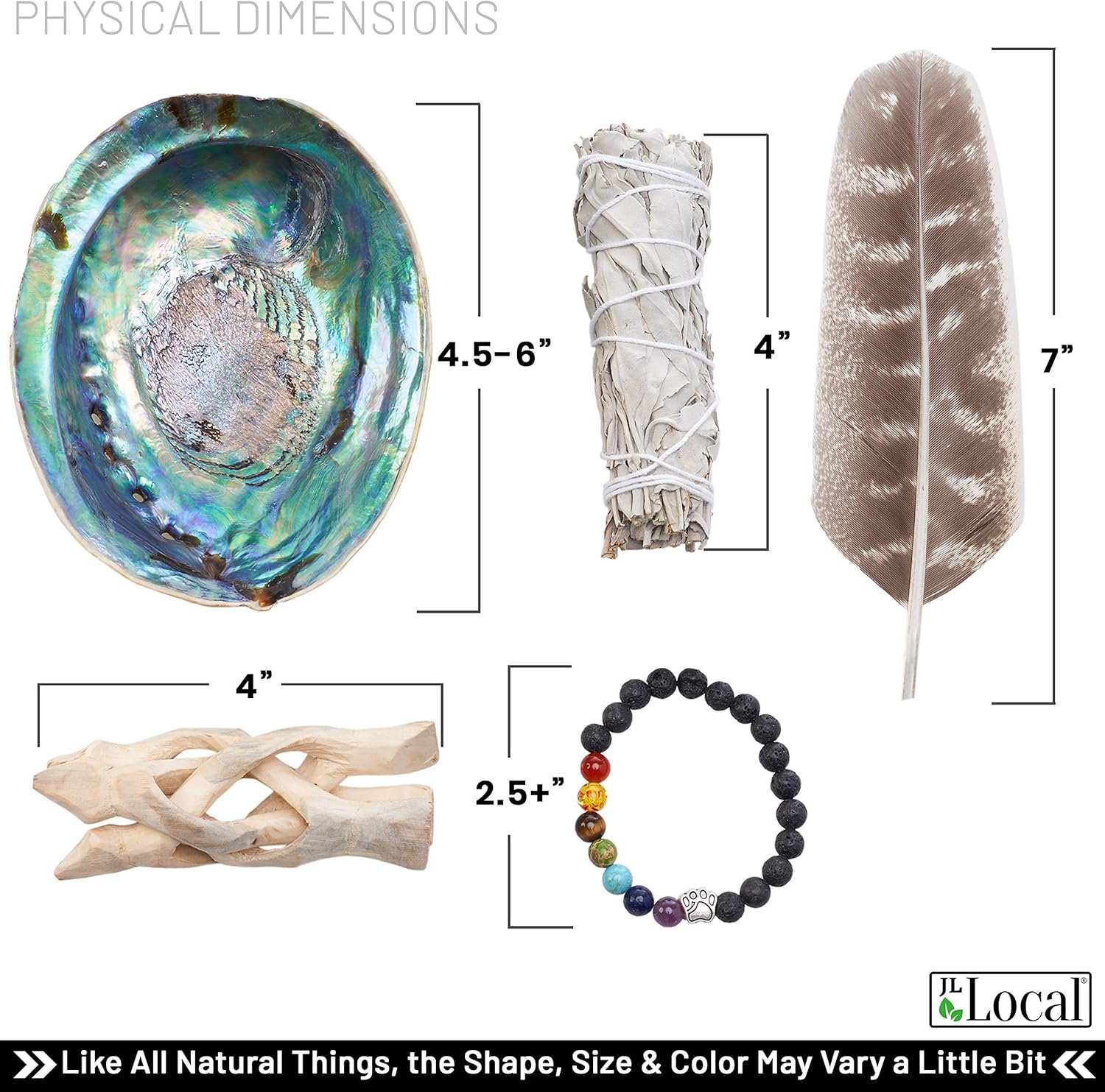 White Sage Smudging Kit Smudge Stick Gift Kit | Instructions & Blessings Included, Beginner's Kit - Image 3