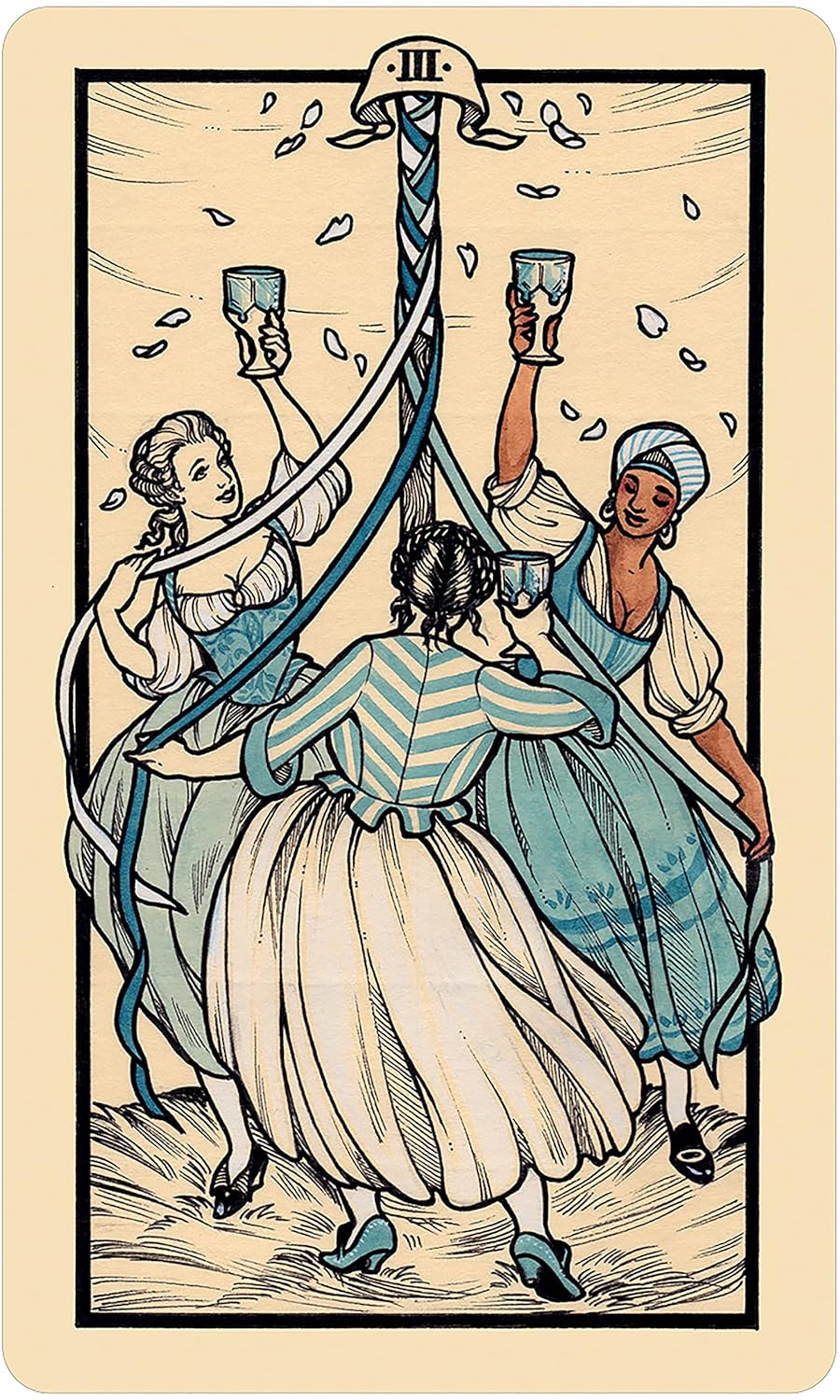 Fyodor Pavlov Tarot: Inclusive, Hand-Painted 78-Card Deck with Gold Gilt Edges & Linen Finish – Includes 172-Page Hardcover Guidebook - Image 9