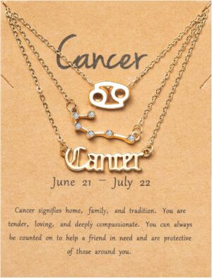 PANTIDE 3Pcs Constellation Zodiac L...