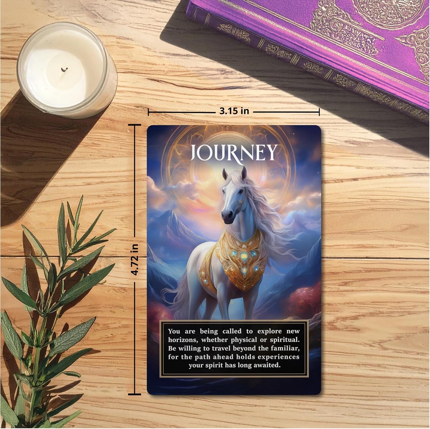 Angel Signs: A Divine Guidance Oracle with Angel Numbers by River Aether - Deck of 66 Inspirational Angelic Tarot Oracle Cards with Keywords and Meanings on Them - Image 5