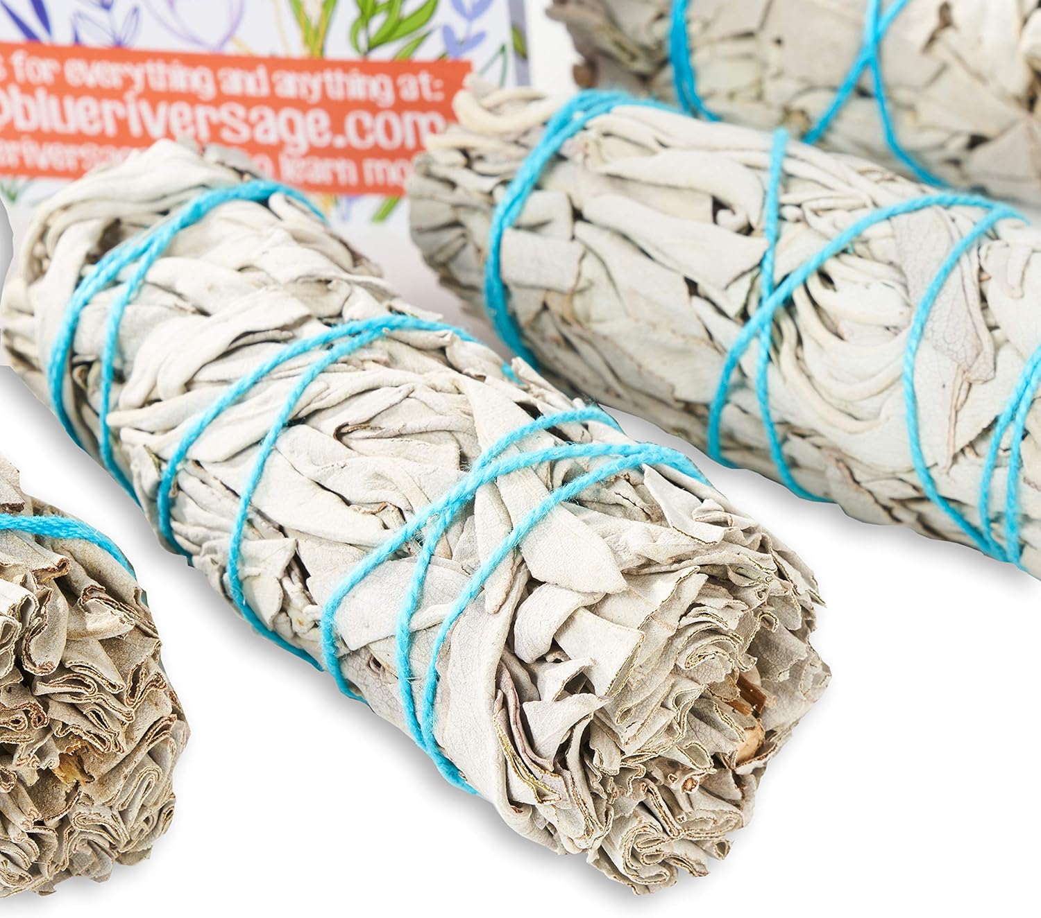 Blue River Sage Smudging & Energy Cleansing Kit with Amethyst, White Sage, Palo Santo, Abalone Shell, Stand & Guide (Regular) | Palo Santo, Amethyst, Abalone Shell & Stand, Smudge Feather, Guide Included - Image 5