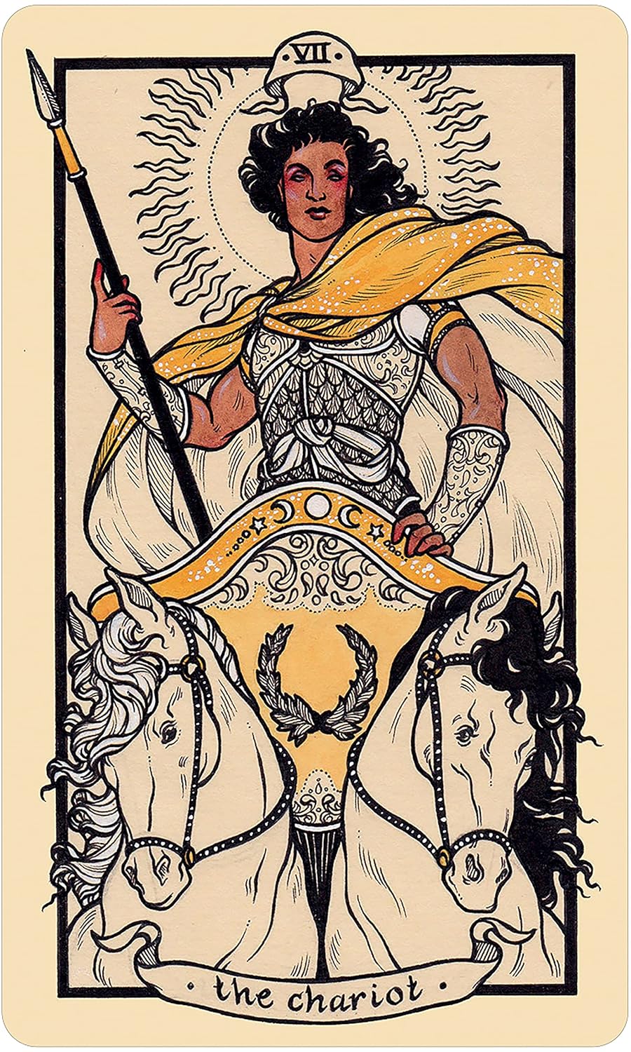 Fyodor Pavlov Tarot: Inclusive, Hand-Painted 78-Card Deck with Gold Gilt Edges & Linen Finish – Includes 172-Page Hardcover Guidebook - Image 4