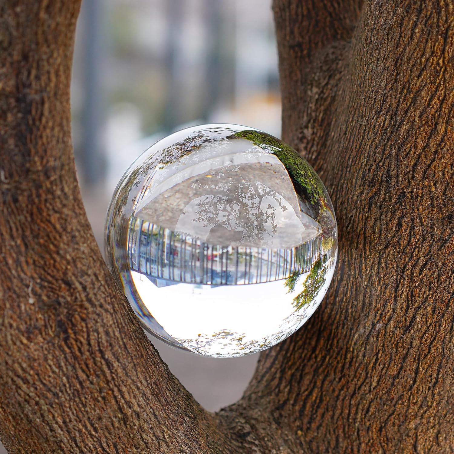 QFkris 80mm Clear Crystal Ball with Stand for Fortune Teller Divination Crystal Sphere for Magic, 3.1inch Decorative Ball for Lensball Photography, Feng Shui - Image 7