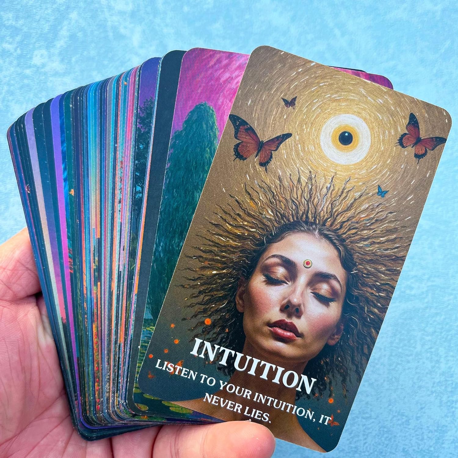 GZXINKE Cosmic Oracle Cards, Universe Message Oracle Cards for Beginners, Inner Strength, Spiritual Guidance Oracle Deck, Universal Wisdom for Daily Use, Readings, and Meditation - Image 2