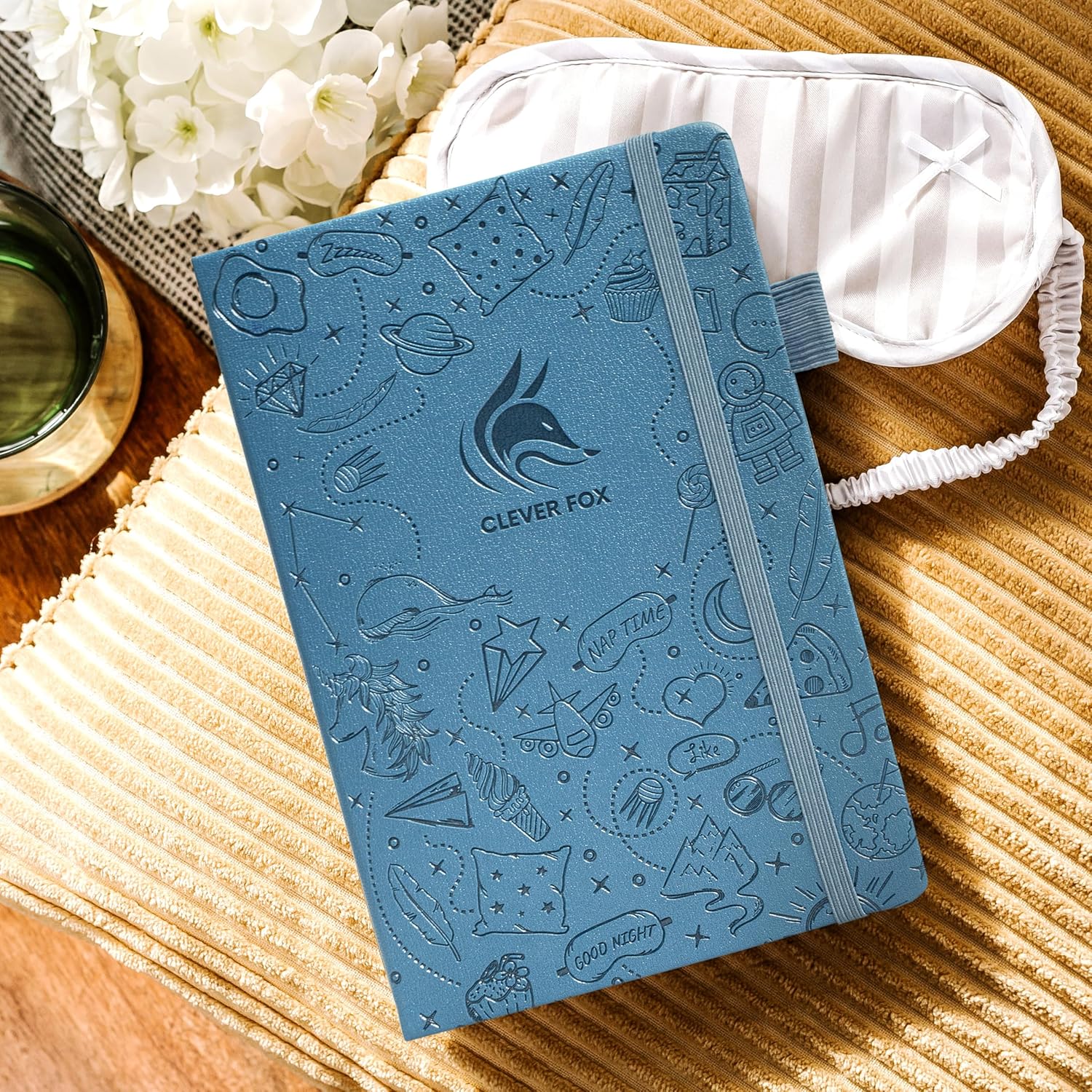 Clever Fox Dream Journal – Guided Dream Diary for Women, Men & Kids – Hardcover Dream Notebook – Log Book for Dream Journaling (Aquamarine) - Image 6