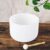 Leize Quartz Crystal Singing Bowl F Note 432 hz Heart Chakra White 10″ with Heavy Duty Carrying Case Suede Striker