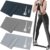 A AZURELIFE Resistance Bands,Professional Long Non-Latex Elastic Stretch Bands,Exercise Bands for Physical Therapy, Yoga, Pilates, Rehab, at-Home or The Gym Workouts, Strength Training
