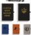 Personalized A5 Notebook Set with Pen, PU Leather Journal, Custom Name Logo Photo, Lined Pages, for Work, School, Office, Daily Writing (Black)