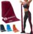 A AZURELIFE Professional Individual Exercise Resistance Bands, Single 5, 6,7 Ft or 8 Yards Elastic Bands, Non-Latex Stretch Bands for PT, Yoga, Pilates, Rehab, at-Home or The Gym Workouts