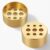 2Pcs Copper Incense Holders Set, Metal Incense Stick Holder, Gold Metal Base for Cones, Home Meditation, Office