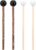 4 Pcs Steel Tongue Drum Mallets, 5.9 Inch Small Rubber Drum Mallets Sticks for Xylophone Glockenspiel Musical Instruments Mallet Birch Wood Handle Silicone Head Percussion Sticks