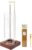 Incense Holder,Wooden Incense Holder for Sticks with 20 Incense Sticks, Anti-ash Incense Burner with Glass Ash Catcher for Meditation Yoga Spa Gift Home Decor