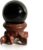 Mina Heal Obsidian Sphere for Meditation, Fortune Telling, and Feng Shui – Large Black Crystal Ball with Stand