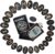 25Pcs Runes Set, Wood Rune Stones with Instruction & Velvet Pouch, Viking Runas for Beginners, Ideal for Witchcraft, Divination, Meditation & Spiritual Practices