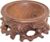 GOLDY&WENDY Oriental Asian Rosewood Crystal Decorative Ball Display Stand Pedestal Stands