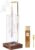 Ceremony Incense Holder, Wooden Incense Holder for Sticks with Glass Ash Catcher, Anti-ash Incense Burner with 20 Incense Sticks and a Ash Brush for Meditation Yoga Spa Room Decor