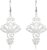 kkjoy Lotus Unalome Necklace Stainless Steel Lotus Flower Yoga Symbol Drop Earrings Inspirational Buddhism Jewelry for Women