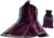 BLESSUME Witch Altar Tarot Table Cloth for Reading Divination Square Cloth Pouch Purple
