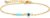 MTMY Evil Eye Bracelet for Women 14K Gold Plated Dainty Bracelets with Crystcal Adjustable Chain Cute Eye Bracelet Gold Jewelry for Her