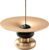 Brass Metal Incense Holder – One – Press Eject for Meditation, Yoga & Home Decor (Golden, Round)