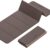 Foldable Yoga Mat Exercise Mat for Home Workout, Comfortable and Durable, 8mm Thick Portable Folding Mat, Non-Slip, Pilates Mat Thick, Outdoor Use, Meditation, Travel, Camping (71″x24″ x 0.3″) (Milk Coffee + Black) (Brown+Black)