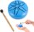 EASTROCK Mini Steel Tongue Drum 3 Inch 6 Notes Percussion Instrument Handpan Drum C Key with Mallets, Music Book Steel Drum for Meditation, Relaxation (Blue)