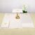 TALPGOD 4 Pcs Altar Supplies Linen Corporal for Churches Set(Pall,Corporal,Purificator,Towel),White Linen Altar Cloth Gold Cross Embroidery,Mass Kit Catholic for Priest