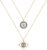 Evil Eye Necklace Layered Necklaces for Women, 2Pcs 18K Gold Plated Dainty Evil Eye Choker Pendant Necklace Handmade Evil Eye Jewelry Protection Gifts