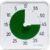 Time Timer Original 8″ Visual Countdown Timer – Medium 60-Minute Silent Classroom Visual Timer for SEL, Emotional Regulation, Focus, Calm Transitions, ADHD, Autism – (Green & White)