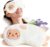 Lavender Weighted Eye Pillow for Yoga, Microwavable Moist Heat Eye Compress Mask Pillow with Washable Cover for Relaxation, Sleeping, Meditation, Yoga, Spa, Migraine Relief