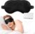 Silk Sleep Mask,Eye Mask for Sleep Women Men,Mulberry Sleeping Mask with Adjustable Strap,Blindfold Blackout Eye Mask for Travel and Full Night’s Sleep,Nap