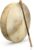 GMP Traditional Frame Drum/Bodhran with Handle, 15″ Diameter | Natural Goatskin Head, Comes with Wood and Leather Mallet