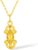 ZHOU LIU FU 24K Solid Gold Pendant Vajra Pendants Protection Spiritual Jewelry Chinese Gift for Men Women Friend Birthday Anniversary Not Include Necklace A0415255
