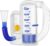 Breathing Exercise Device for Lungs, Lung Exerciser Device – 5000ml Volumetric Deep Breathing Trainer with Flow Rate Indicator for Respiratory Health & Recovery