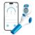 Sonmol Digital Breathing Exercise Device for Lungs with App & Bluetooth | 6 independent resistance levels, app games, travel case, MIP/MEP test & progress tracking – ideal for asthma/COPD, athletes