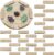 FINGERINSPIRE Wooden Crystal Grid Board Set Large Round Plate with Sacred Geometry 25 Small Sticks Engraved with Inspirational Words Spiritual Wooden Plates for Energy Work Meditation Home Decoration