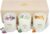 AvaConcept Healing Crystal Candle Gift Set – Set of 3 Amethyst, Amazonite & Sunstone Hand-Poured Soy Wax Lavender Jasmine, Coastal Breeze & Jungle Attachment Aromatherapy 3.5oz Each | Premium Gift Box
