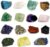 Marrywindix 15 Chakra Stone Tumbled Crystal Natural Rough Raw Healing Stone Set for Yoga, Meditation, Reiki, Healing and Energy Work